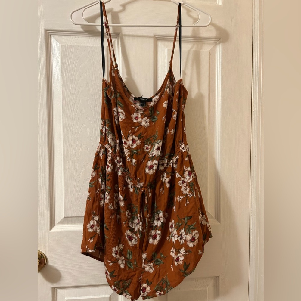 Floral Forever 21 romper